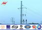 69 KV Philippines Galvanized Steel Pole / Electrical Pole With Cross Arm dostawca