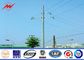 133kv 30ft 35ft 40ft Metal Utility Poles Galvanized With  Certification dostawca