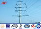 Galvanized Steel Poles 12m Utility Power Poles For Power Distribution Equipment dostawca