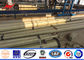 Multi Sides Electrical Power Pole / Galvanization Steel Utility Poles , NFA91121 Standard dostawca