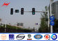 6.5m Height High Mast Poles / Road Lighting Pole For LED Traffic Signs , ISO9001 Standard dostawca