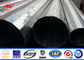 Multi Side 69 KV Galvanized Steel Pole Tubular Steel Structures With Bitumen dostawca