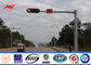 6m 12m Length Q345 Traffic Light / Street Lamp Pole For Traffic Signal System dostawca
