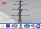 8m 5KN Galvanized Steel Pole / Galvanised Steel Poles For Power Distribution Line dostawca