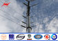 36M Galvanized Power Transmission Steel Poles 10kv - 550kv For Power Line dostawca