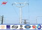 highway / Football Stadium High Mast Light Pole 30m Height 12mm Thickness dostawca
