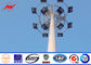 High mast light tower mast galvanized steel tubular pole 50 years Lift time dostawca
