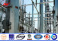 95FT NGCP Philippines Hot Dip Galvanization Steel Power Poles AWS D 1.1 dostawca