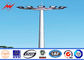 40m Steel Polygonal High Mast Flood Light Poles With 1000W LED  Light And Rasing System dostawca