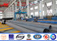 11.9m Height Spray Paint Galvanized Steel Poles For Transmission Equipment dostawca