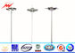 4 Sections 10mm 40M HDG High Mast Light Pole with 55 Lamps Wind Speed 30m/s dostawca