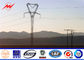 Polygon Galvanized  Electricity Steel Utility Pole For 115kv Overhead Transmission Line Project dostawca