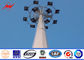 Custom 40m Polygonal Stadium Football High Mast Lighting Pole For Football Stadium with 60 Lights dostawca