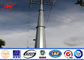 Transmission Line Hot Rolled Coil Steel Power Pole 33kv 10m Electric Utility Poles dostawca