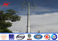 Transmission Line Hot Rolled Coil Steel Power Pole 33kv 10m Electric Utility Poles dostawca