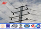 14m 8KN Steel Electric Utility Pole For 115KV Distribution Line Project dostawca