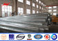 Galvanized Electrical Steel Power Pole 1mm to 30mm Thickness , Polygonal Or Conical Shape dostawca