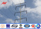 25ft-90ft Stożkowy stożkowy stelaż Glavanized stalowy do napowietrznej linii elektroenergetycznej z bitumem dostawca