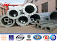 8Ft Slip Joint Q235 Utility Power Polacy, galwanizowane elektryczność Steel Metal Utility Poles dostawca