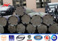 Dystrybucja Stalowy słup rurowy słupowy / ocynkowany metalowy słup dla przemysłu elektrycznego dostawca