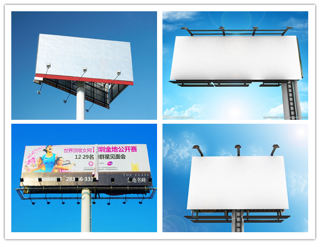 High Bright Steel Outdoor Billboard Advertising Structure Full Color Outside LED Billboard 1