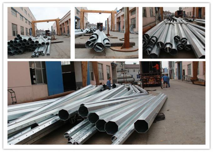 9m 200Dan Electrical Utility Power Poles Exported to Africa For Transmission Line 0