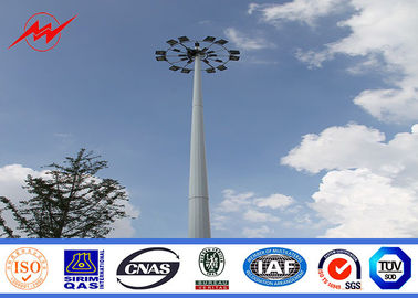 Chiny Power Plants Lighting Conical 36m Square Light High Mast Pole With Auto Racing System dostawca