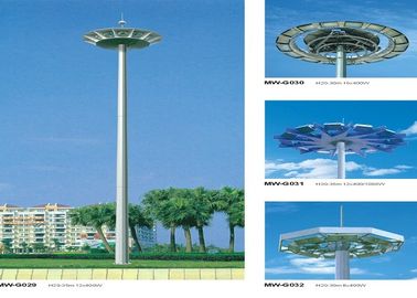 Chiny 12 side poles painting High Mast Pole including lighting fixture dostawca