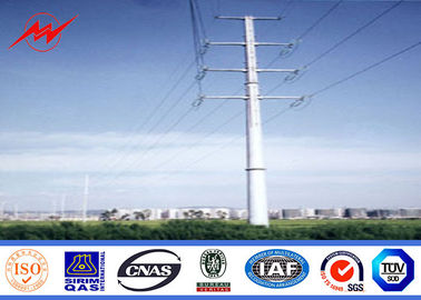 Chiny Electricity pole steel electric power poles Steel Utility Pole with cross arms dostawca