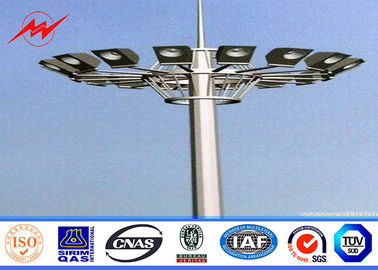 Chiny 15M LED High Mast Light Pole Highway / Airport High Mast Lighting Pole ISO 9001 dostawca