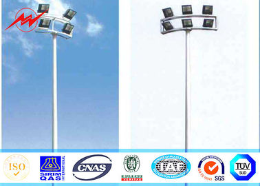 Chiny 12 sides 40M High Mast Pole Gr50 material with round panel 8 lights dostawca