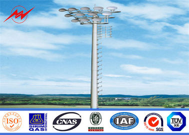 Chiny Outdoor 25M Galvanzied High Mast Pole with 6 lights for airport lighting dostawca