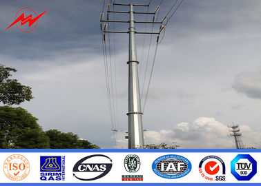 Chiny Electrical 132kv Steel Tubular Pole For Transmission Power Line dostawca