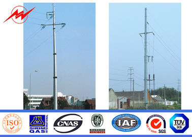 Chiny 14m Outdoor 69kv Steel Transmission Poles Hot Dip Galvanization dostawca
