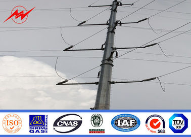 Chiny Treated 35F Electric Power Pole Galvanized For Philippines Transmission Line dostawca