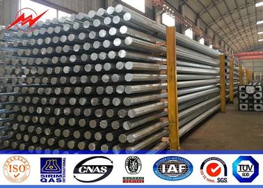 Chiny Polygon Section Galvanized Steel Utility Poles 14m 1500Dan With ASTMA 123 dostawca