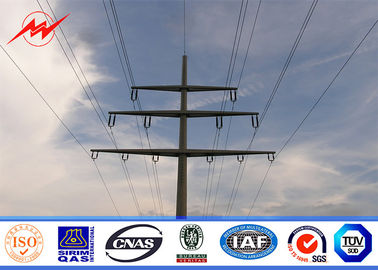 Chiny Tapered Two Section Steel Electrical Utility Poles ASTM A123 Galvanization Standard dostawca