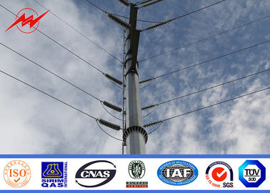 Chiny 12m Electrical Steel Utility Pole For 132kv Transmission Power Line dostawca