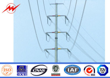 Chiny Gr50 Round Transmission Line Steel Utility Pole 20m With 355 Mpa Yield Strength dostawca