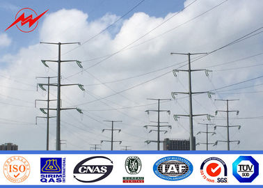 Chiny 30 stóp elektryczny słup galwanizacji i farbowania proszkowego dla linii przesyłowej dostawca