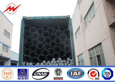 Chiny 17M 1200DAN Power Transmission / Distribution Galvanized Steel Pole AWS D1. Load dostawca
