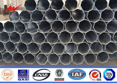 Chiny Multi Side 69 KV -132 KV Galvanized Steel Pole Tubular Steel Structures With Bitumen dostawca