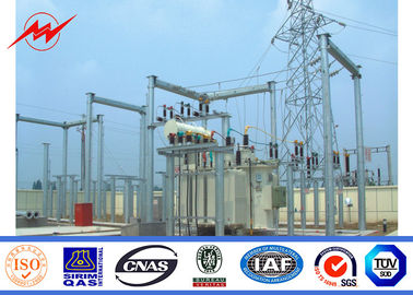 Chiny 10kV Hot Dip Galvanized Electric Power Transmission Line Tubular Steel Poles dostawca