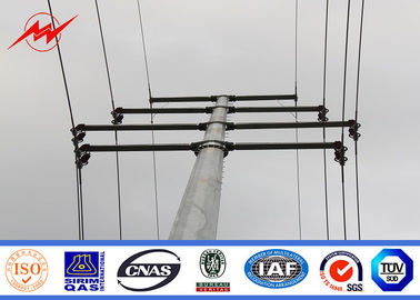 Chiny ASTM A 123 15m Utility Power Poles For Outside Distribution Electrical Projects dostawca
