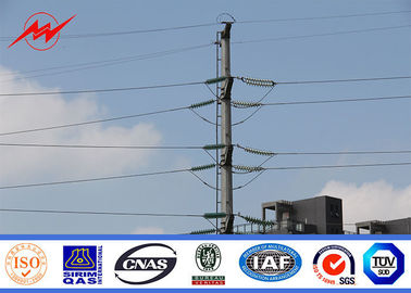 Chiny 69kv Galvanised Steel Poles For Transmission Line Electrical Project dostawca
