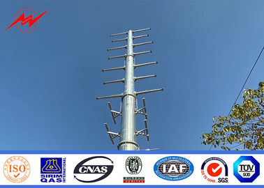 Chiny Filipiny NGCP Tradycyjna elektryczna monofoniczna wieża słupowa 27 m Typ kołnierza dostawca