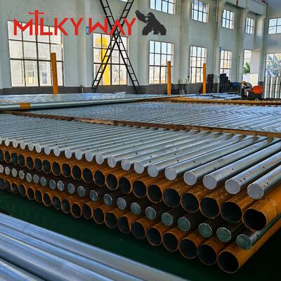 Jakość  9 METERS TUBULAR STEEL POLES  TENSION IRAQI STAIRCASE STEEL POLES fabryka