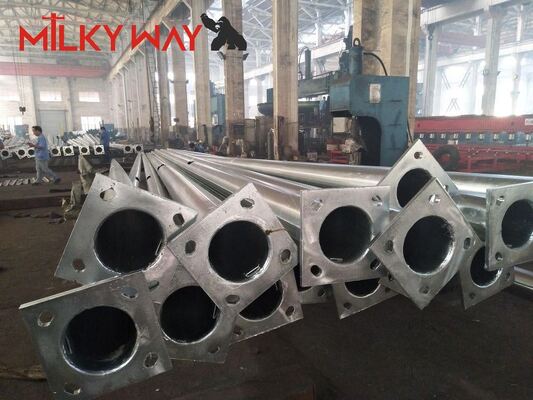 Jakość  Customizable Street Light Poles with Lengths up to 14 Meters Without Slip Joint and Multiple Flange Mounted or Planted Type Options fabryka