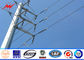 Round Multi - Pyramidal 10m Distribution Line Steel Power Pole Class 3 Galvanized dostawca