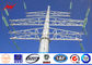Round Multi - Pyramidal 10m Distribution Line Steel Power Pole Class 3 Galvanized dostawca